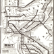 A BMT map from 1924 showing the Myrtle Ave line extending into Manhattan.
